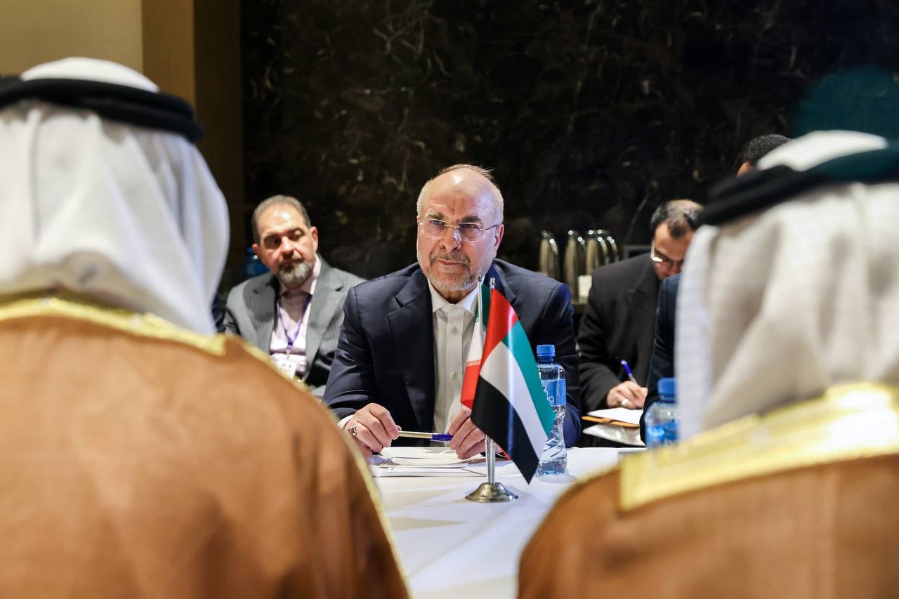 دیدار طارق حمید الطایر با قالیباف در آذربایجان - باکو