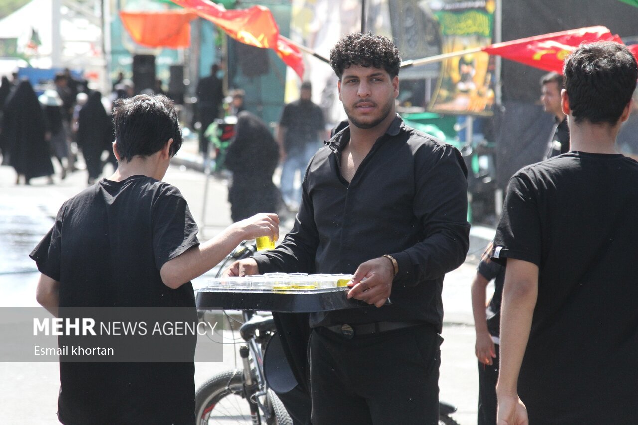 مراسم جاماندگان اربعین در استان‌ها