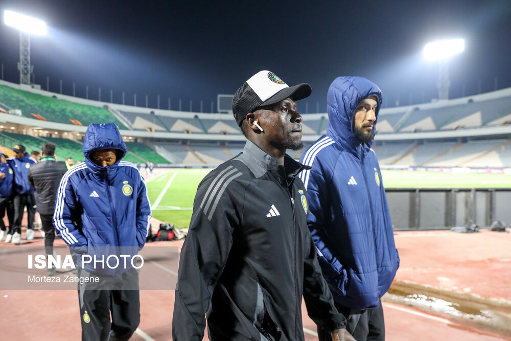 بازدید تیم فوتبال النصر عربستان از ورزشگاه آزادی