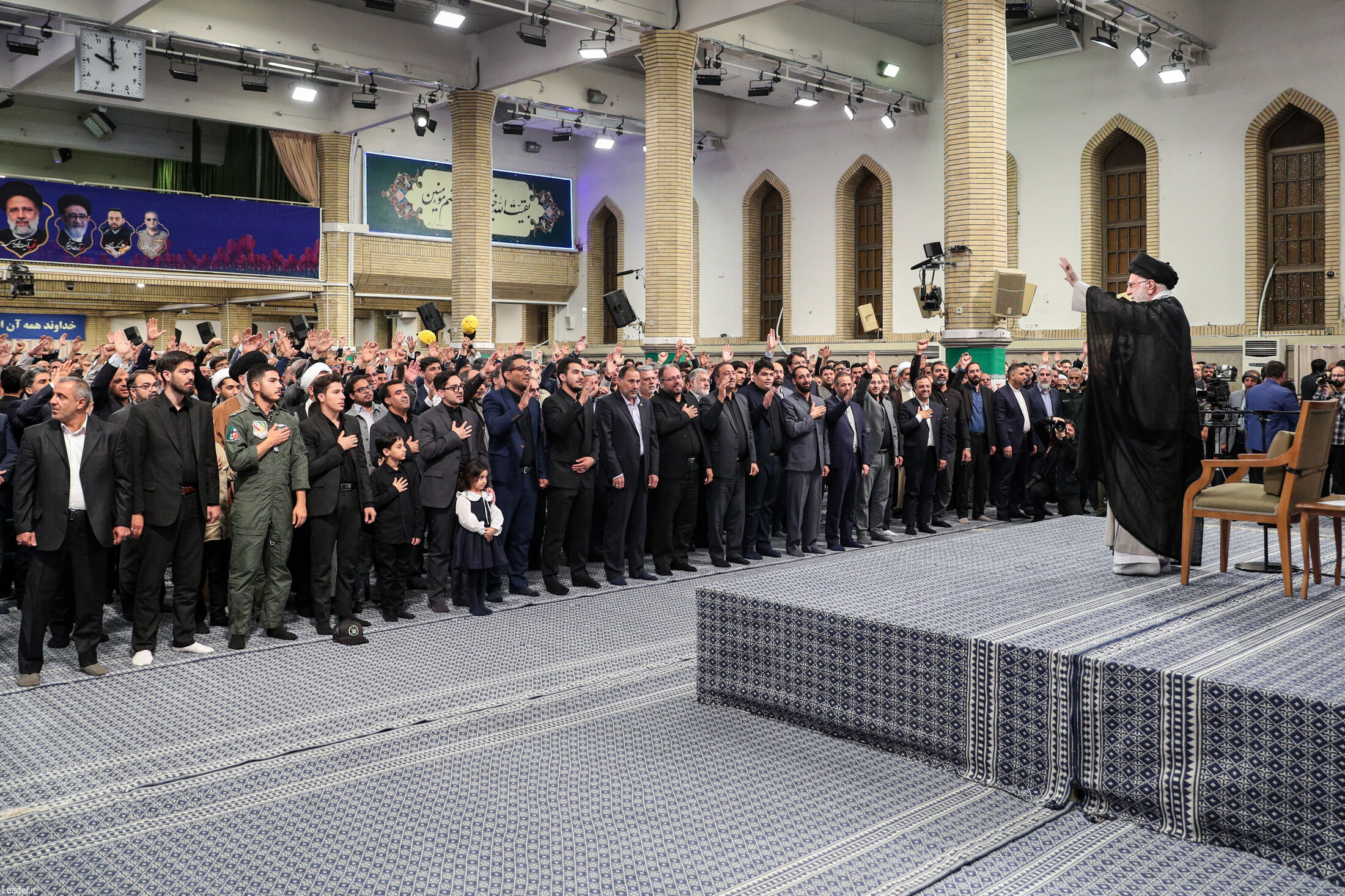 مراسم بزرگداشت شهدای خدمت با حضور رهبر انقلاب 