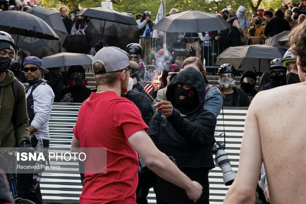 تجمع دانشجویان آمریکا و اروپا در حمایت از مردم فلسطین