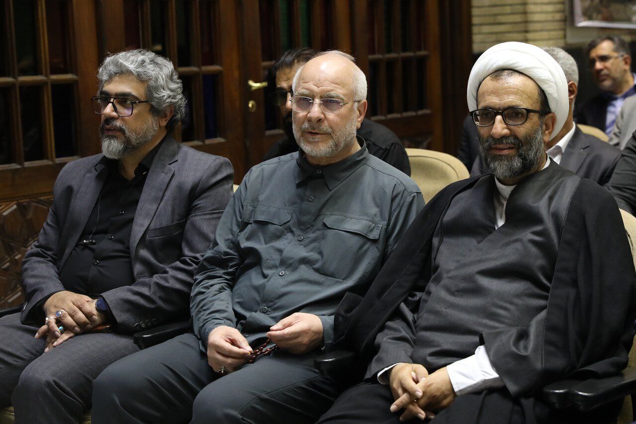 حضور رئیس مجلس در مراسم ختم پدر کوچکی نژاد