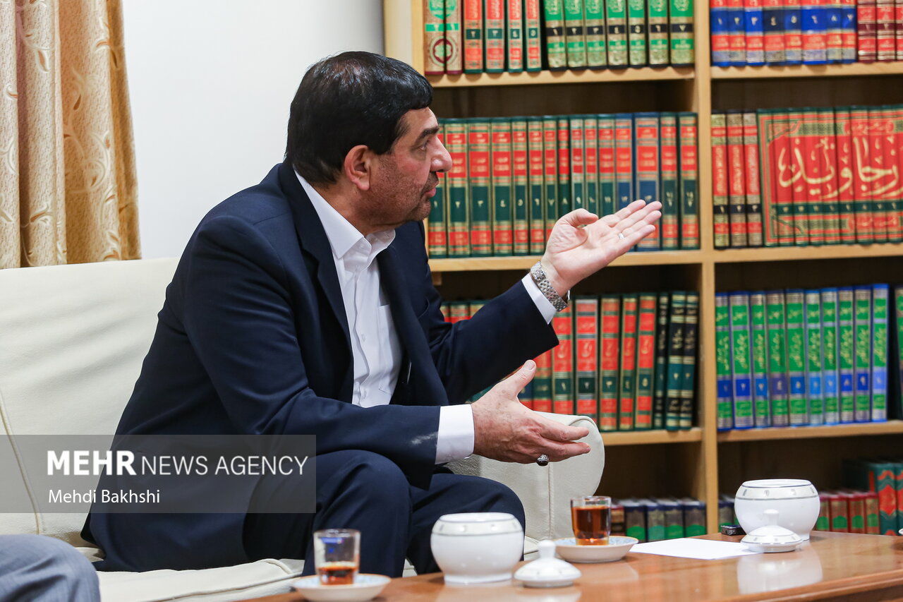 دیدار مخبر با مراجع و علمای قم در سفر یک روزه