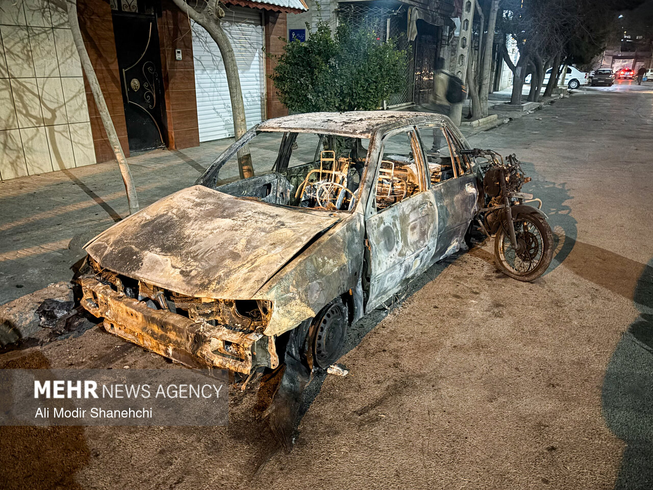 تخریب‌های اغتشاشگران در مشهد