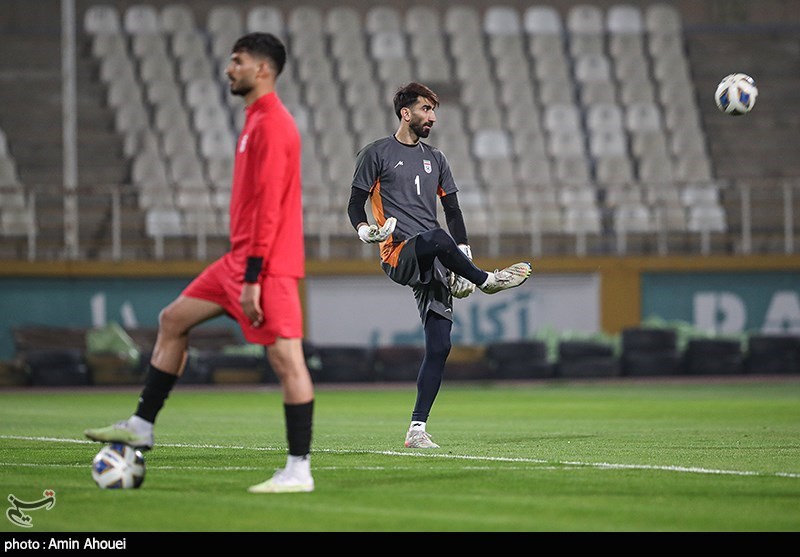 تمرین تیم ملی فوتبال