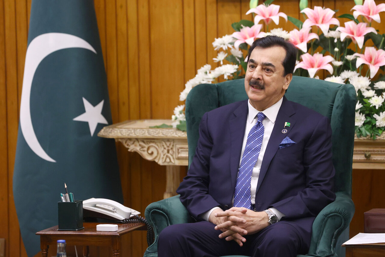 دیدار رئیس مجلس سنای پاکستان و قالیباف- اسلام آباد