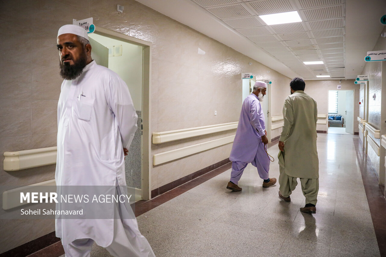 مصدومان حادثه بندر شهید رجایی