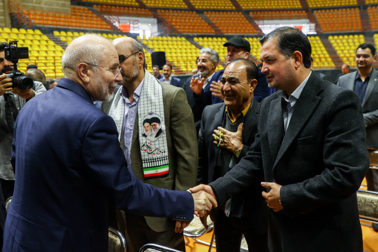  افتتاح خانه کشتی شهدای طرقبه با حضور قالیباف