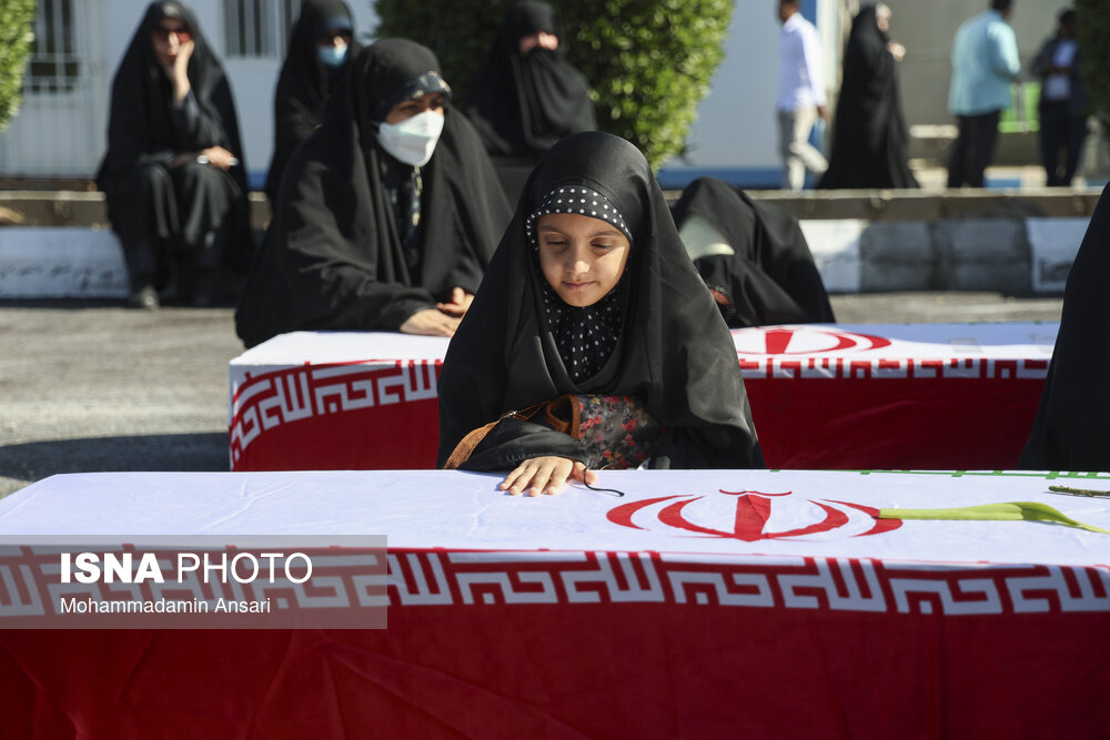 ورود پیکر پاک ۸۵ شهید دفاع مقدس از مرز آبی اروند