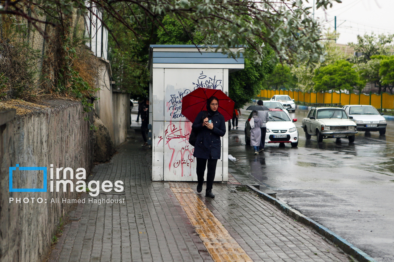 باران بهاری در تبریز