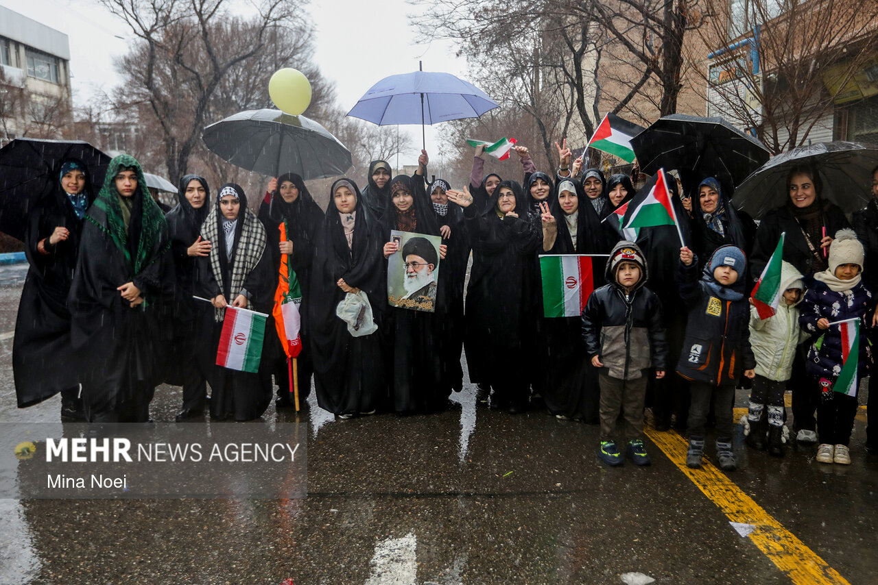 راهپیمایی ۲۲ بهمن در تبریز