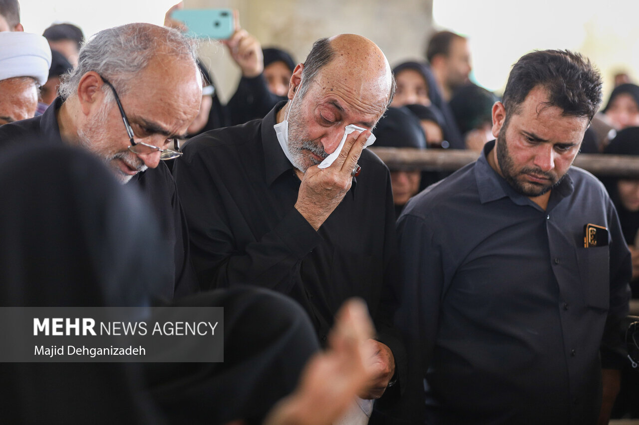 تشییع پیکر دانشمند هسته‌ای شهید اکبر مطلبی‌زاده