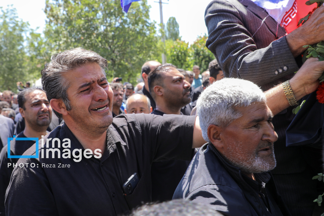 تشییع پیکر شهید «محمدرضا نوروزی مهماندوست