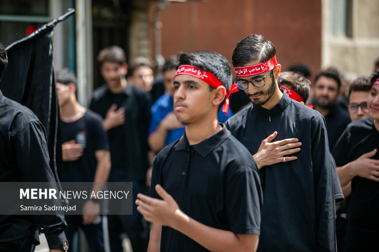 دسته عزاداری روز شهادت امام جعفر صادق (ع)