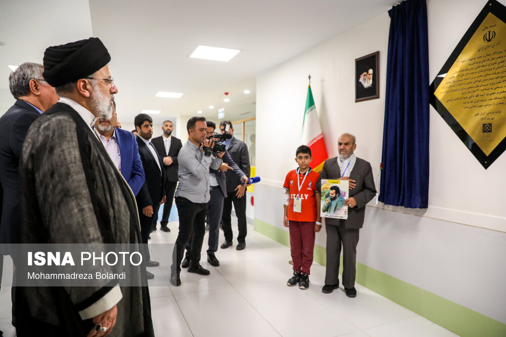 افتتاح بیمارستان فوق‌ تخصصی کودکان حکیم با حضور رئیس جمهور