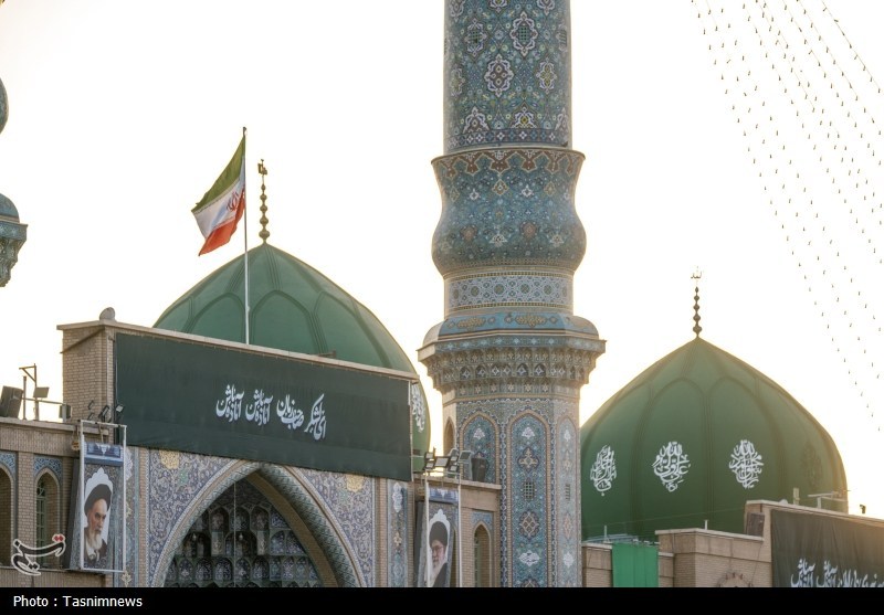 غروب نهم ربیع الاول در مسجد جمکران