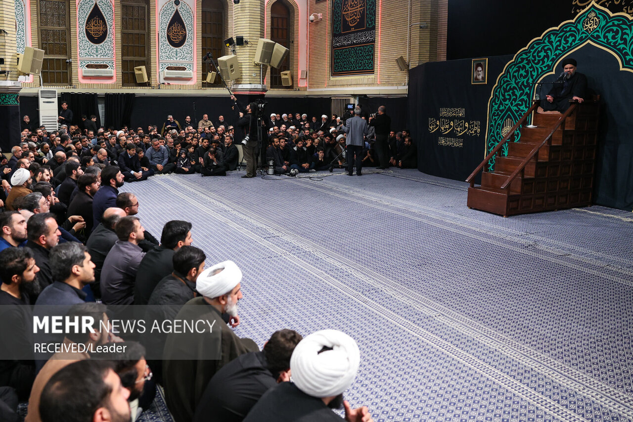 آخرین شب عزاداری شهادت حضرت زهرا (س)