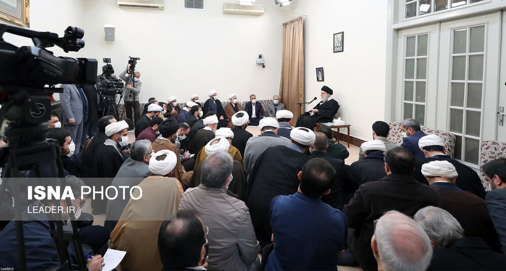 دیدار جمعی از مسئولان سازمان تبلیغات اسلامی با مقام معظم رهبری