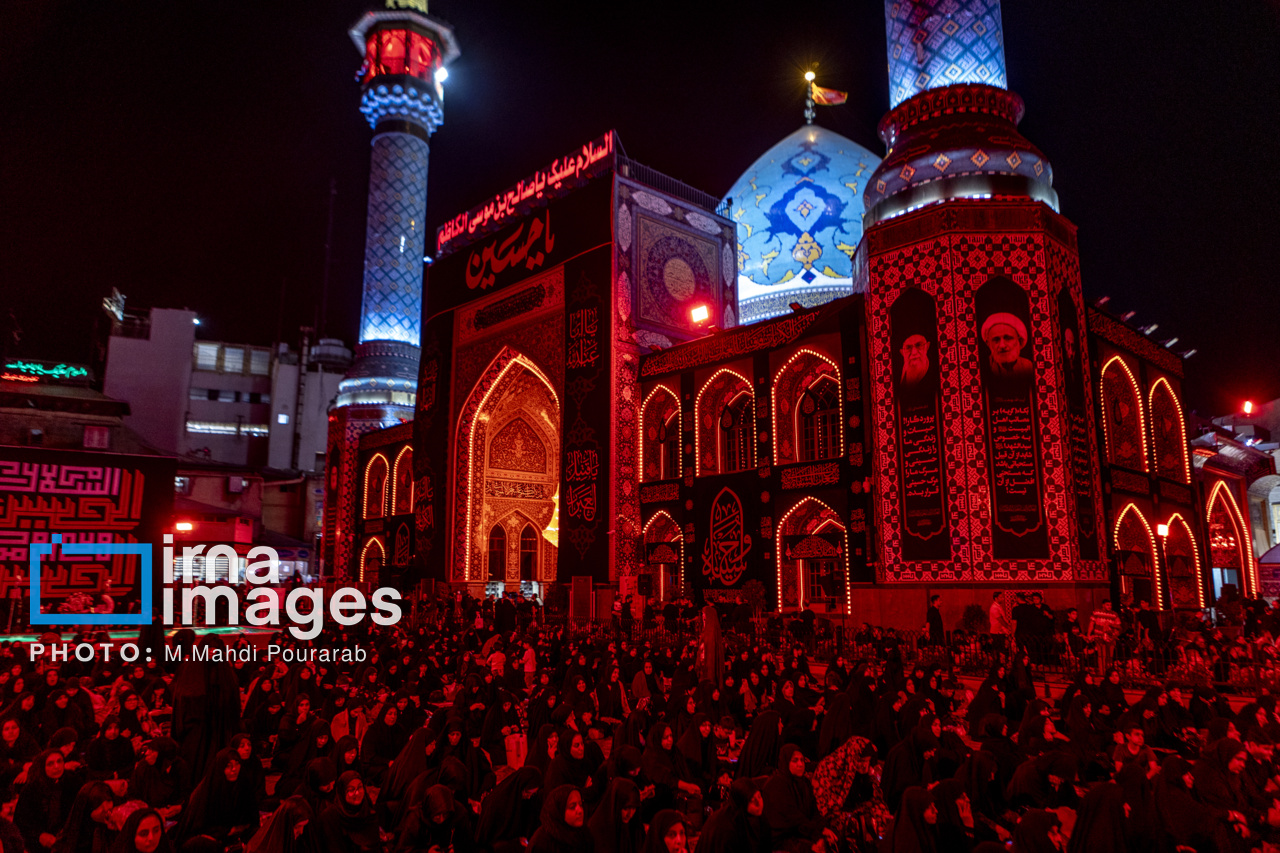 عزاداری شب پنجم محرم در هیات ریحانه النبی