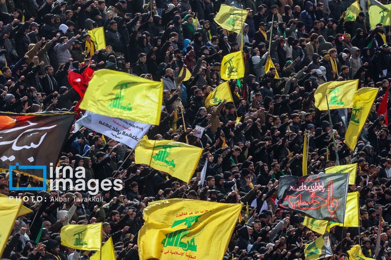 تشییع پیکر شهیدان «سید حسن نصرالله» و «سید هاشم صفی الدین»