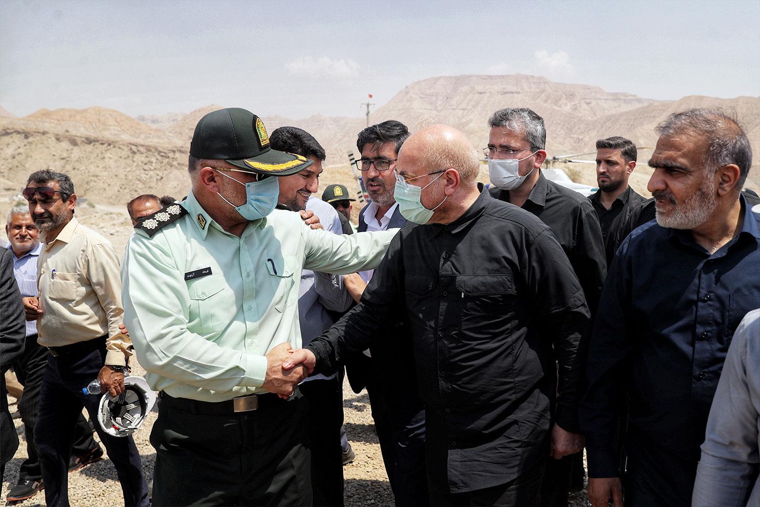 نظارت ستادی قالیباف و مجمع نمایندگان استان بوشهر از پروژه سد 