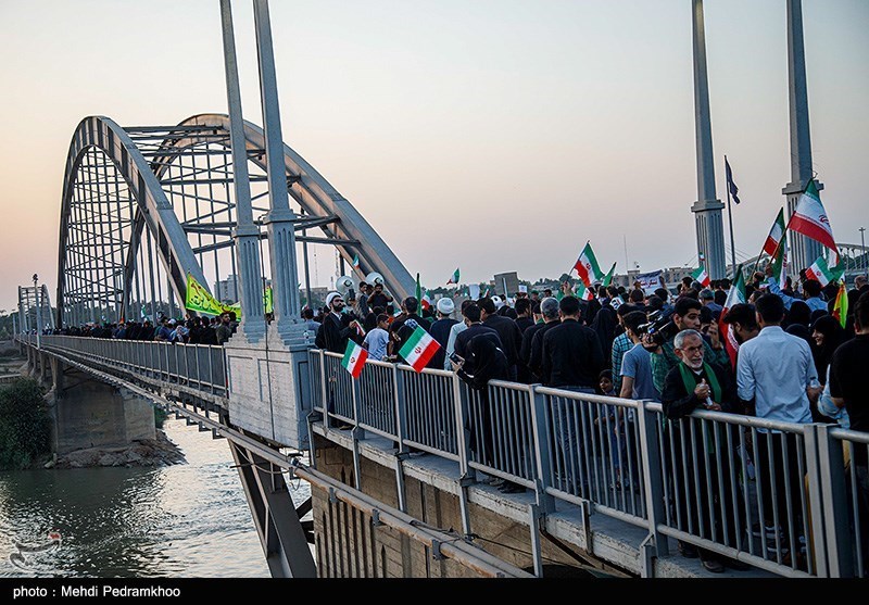 تجمع مردم اهواز در محکومیت اغتشاشات اخیر