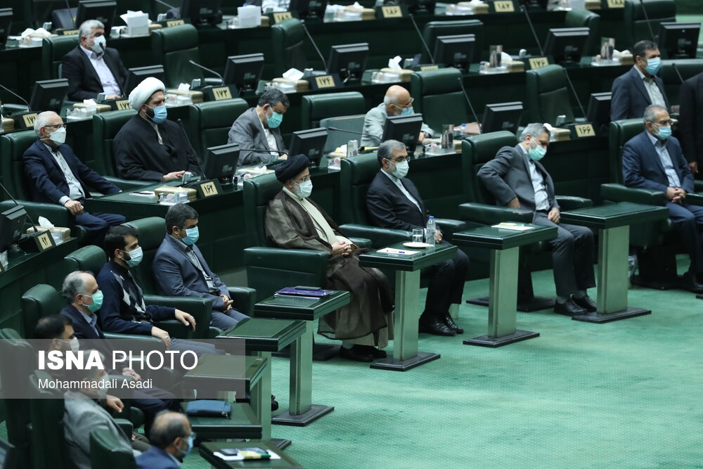 همراهان رئیسی در جلسه رای اعتماد