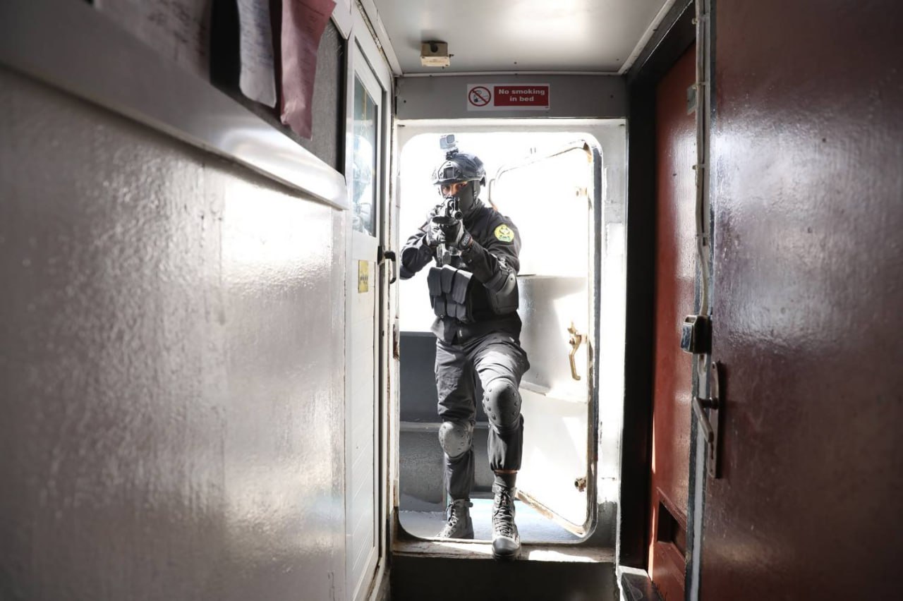 رزمایش نیروهای دریایی ایران و روسیه