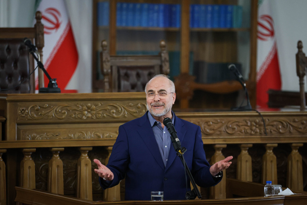 حضور و سخنرانی قالیباف در نشست هوش مصنوعی