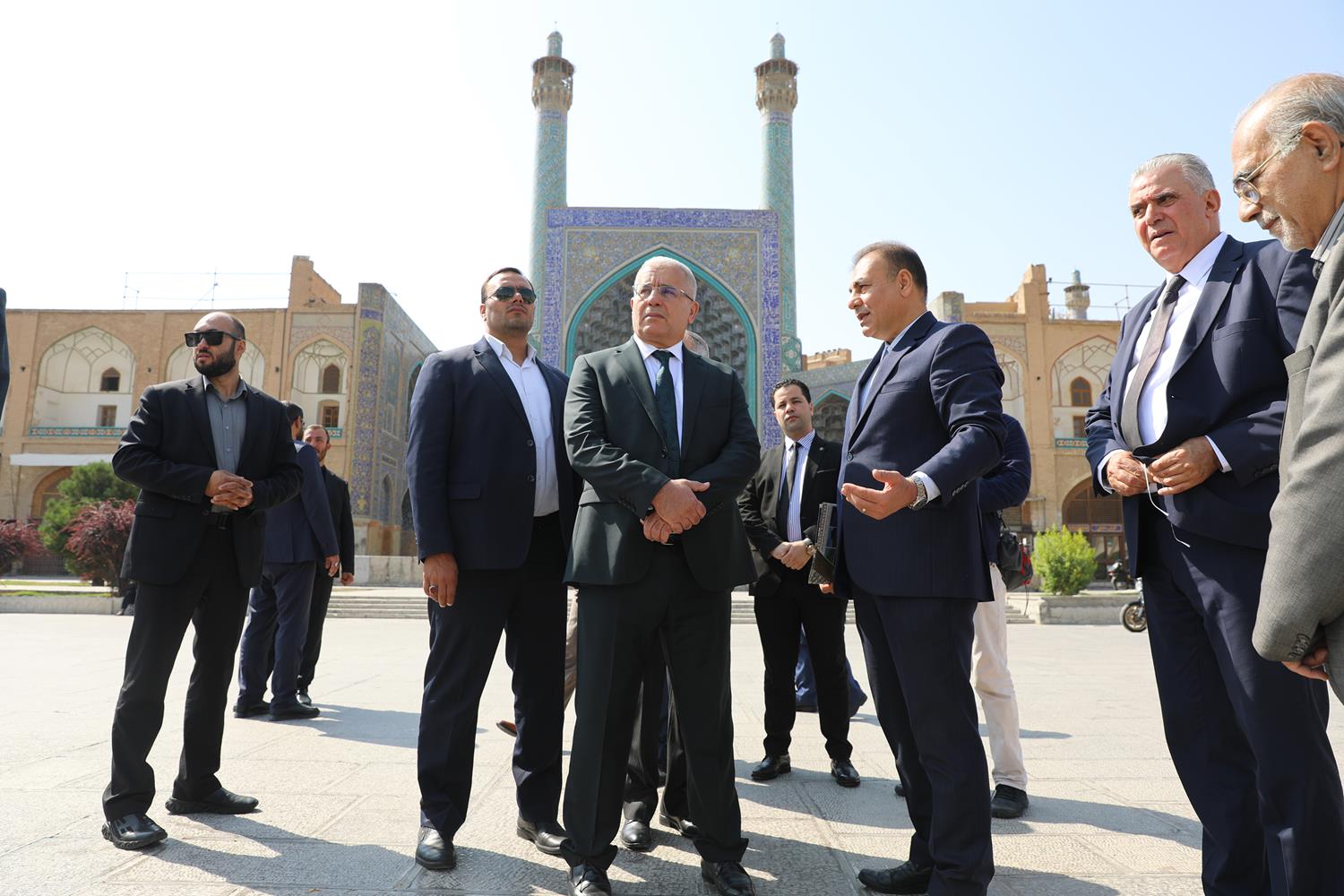 بازدید رئیس مجلس الجزایر از مجموعه تاریخی نقش جهان