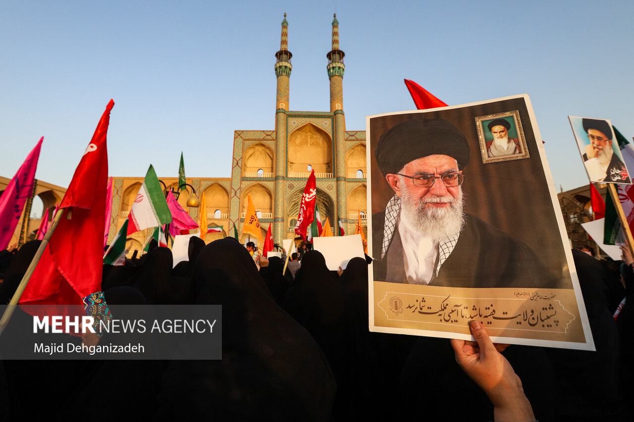 تجمع مردمی حمایت از عملیات «بشارت فتح» در سراسر کشور