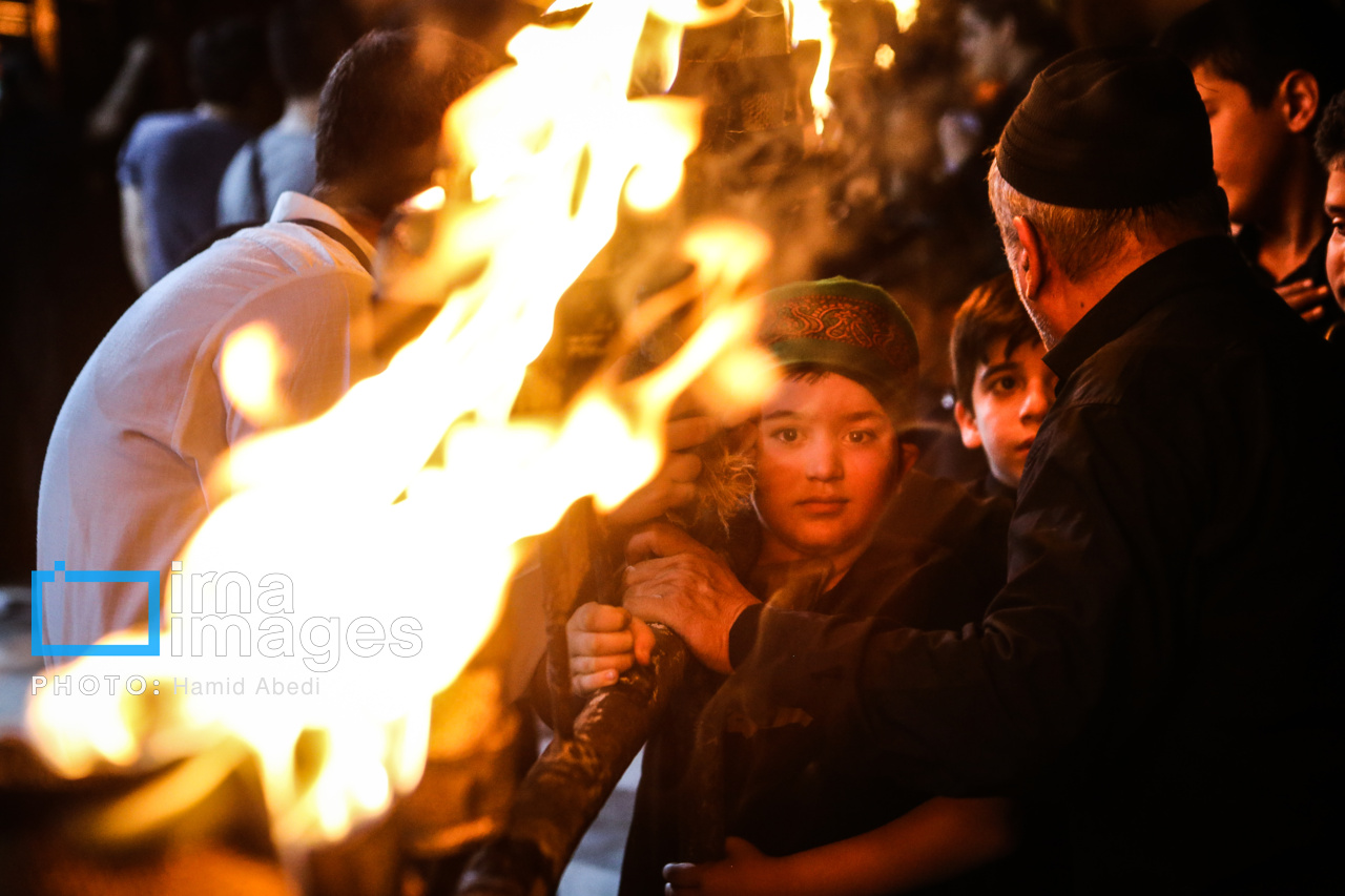 مشعل گردانی نجفی های مقیم قم