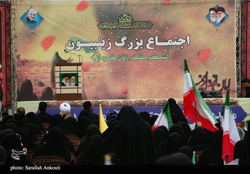 اجتماع باشکوه بانوان زینبی در کرمان