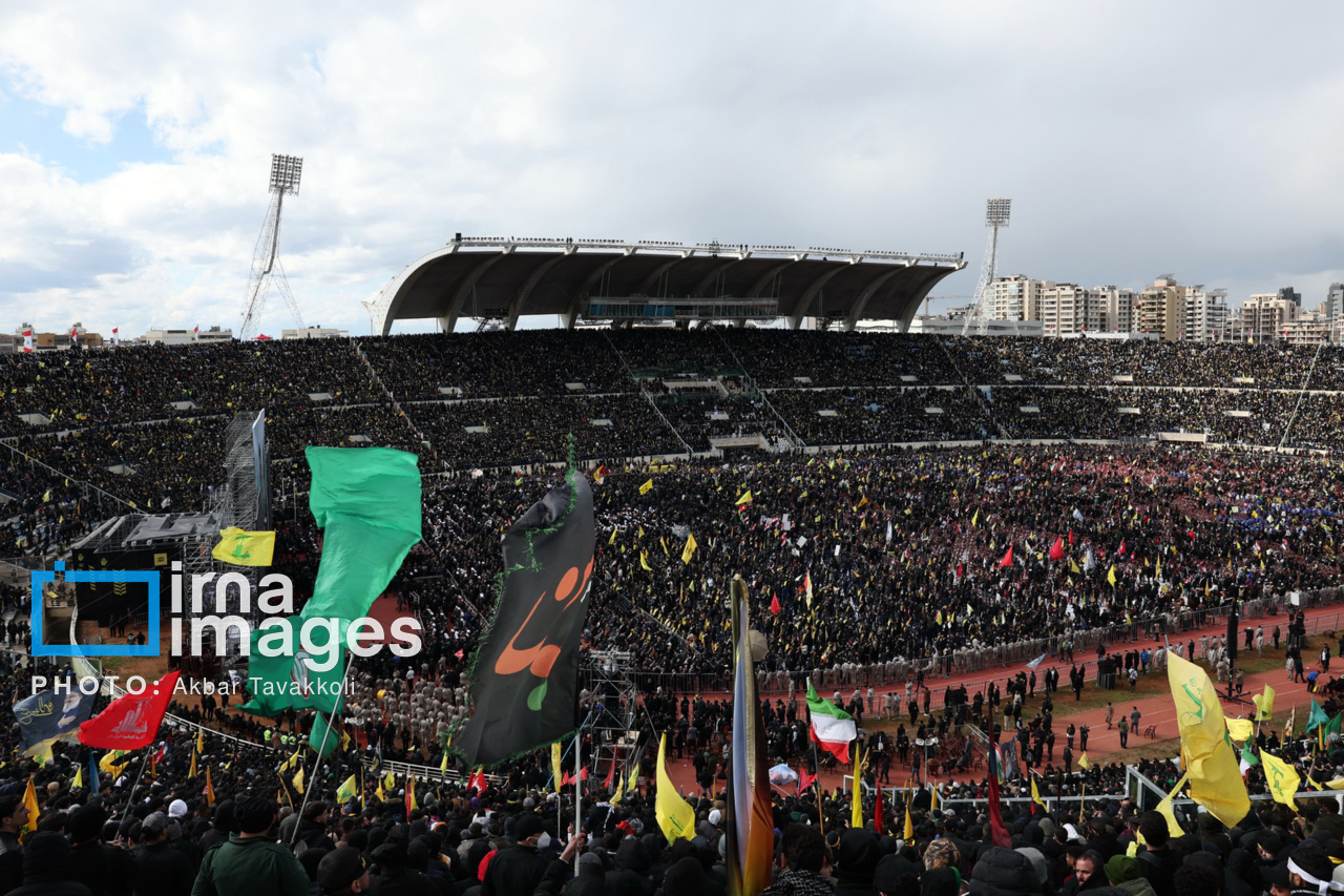 تشییع پیکر شهیدان «سید حسن نصرالله» و «سید هاشم صفی الدین»