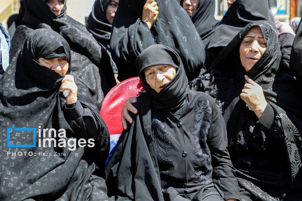 تشییع پیکر شهید «محمدرضا نوروزی مهماندوست