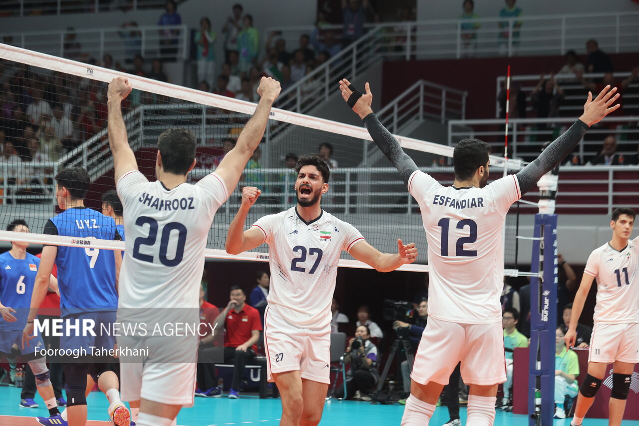 بازی های آسیایی هانگژو ۲۰۲۳ -بازی دیدنی والیبال ایران و چین
