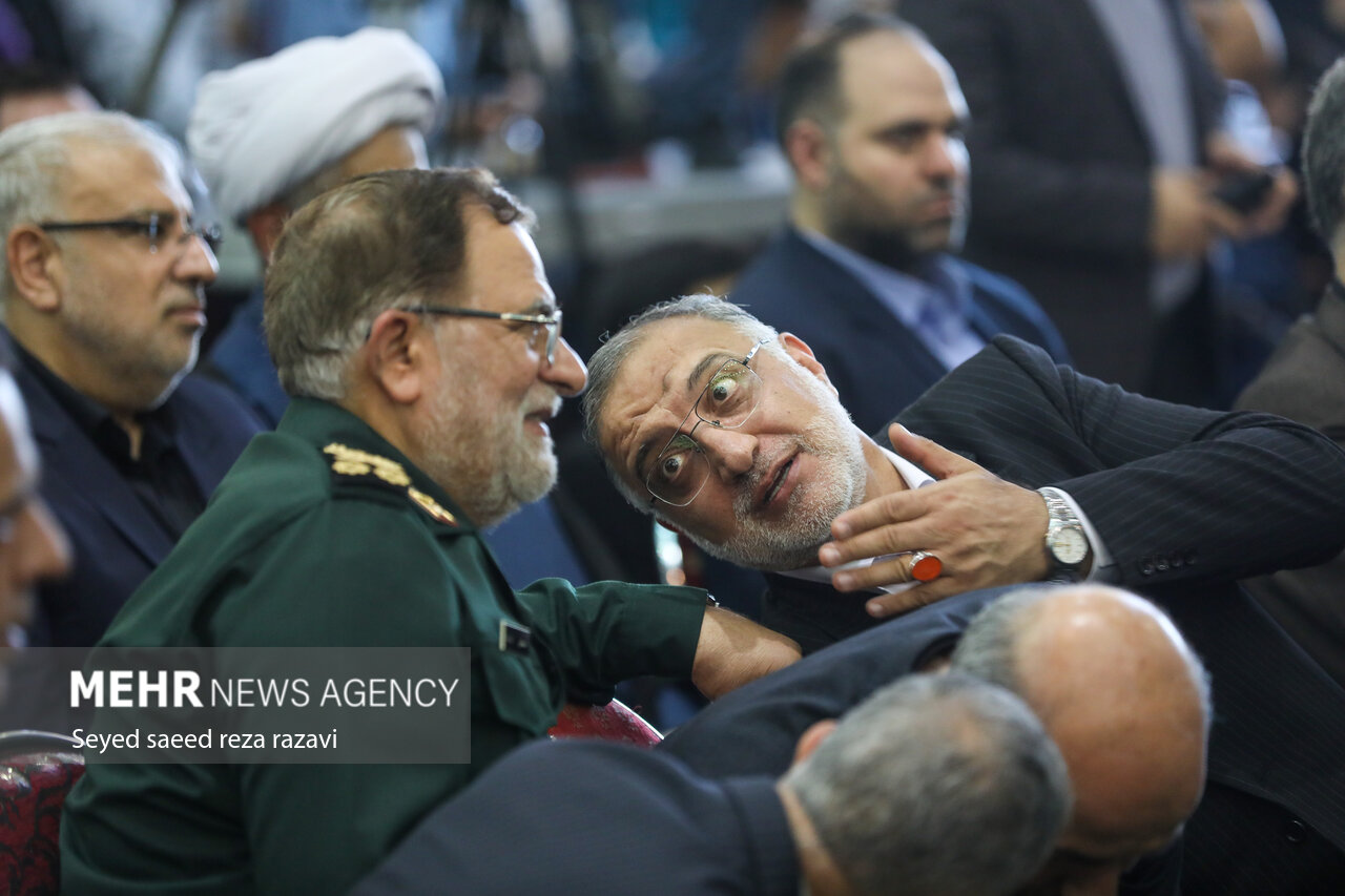 مراسم چهلمین روز شهادت شهدای خدمت