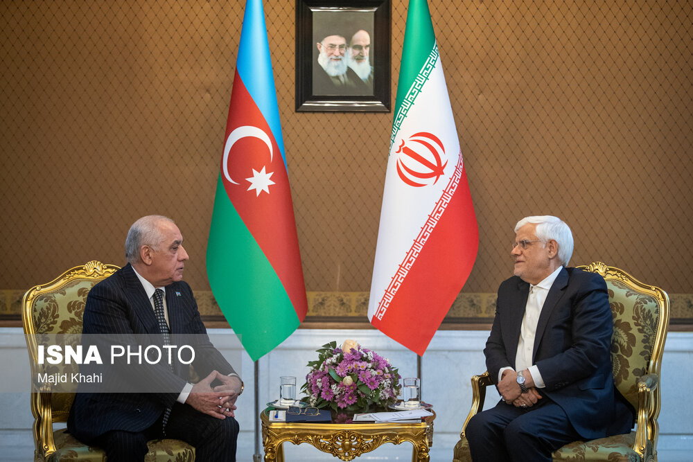 دیدار نخست وزیر جمهوری آذربایجان با معاون اول رئیس جمهور