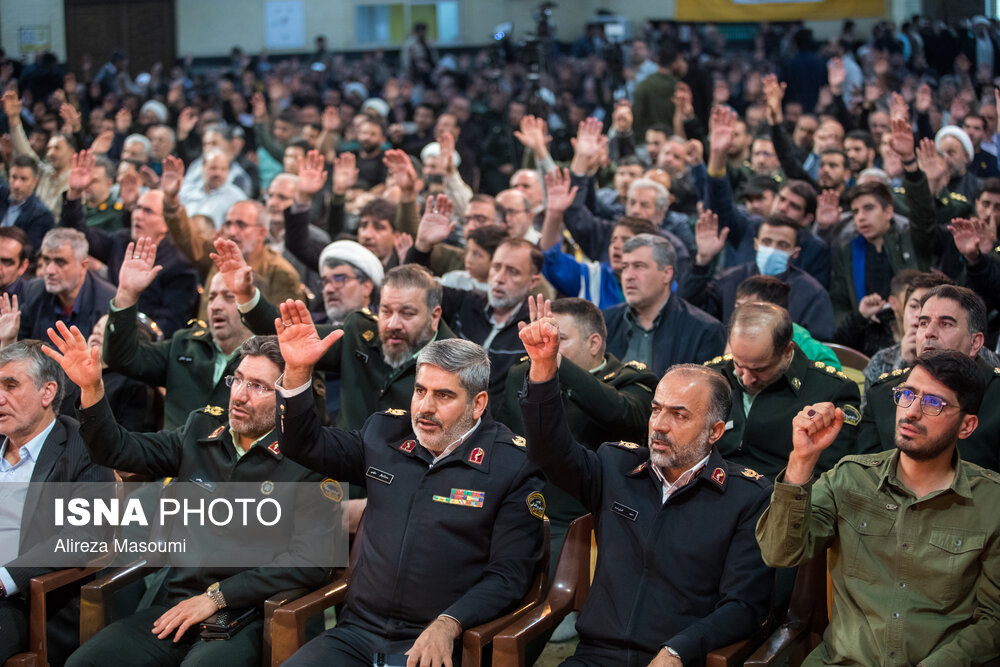 مراسم گرامیداشت شهدای نیروی هوافضای سپاه