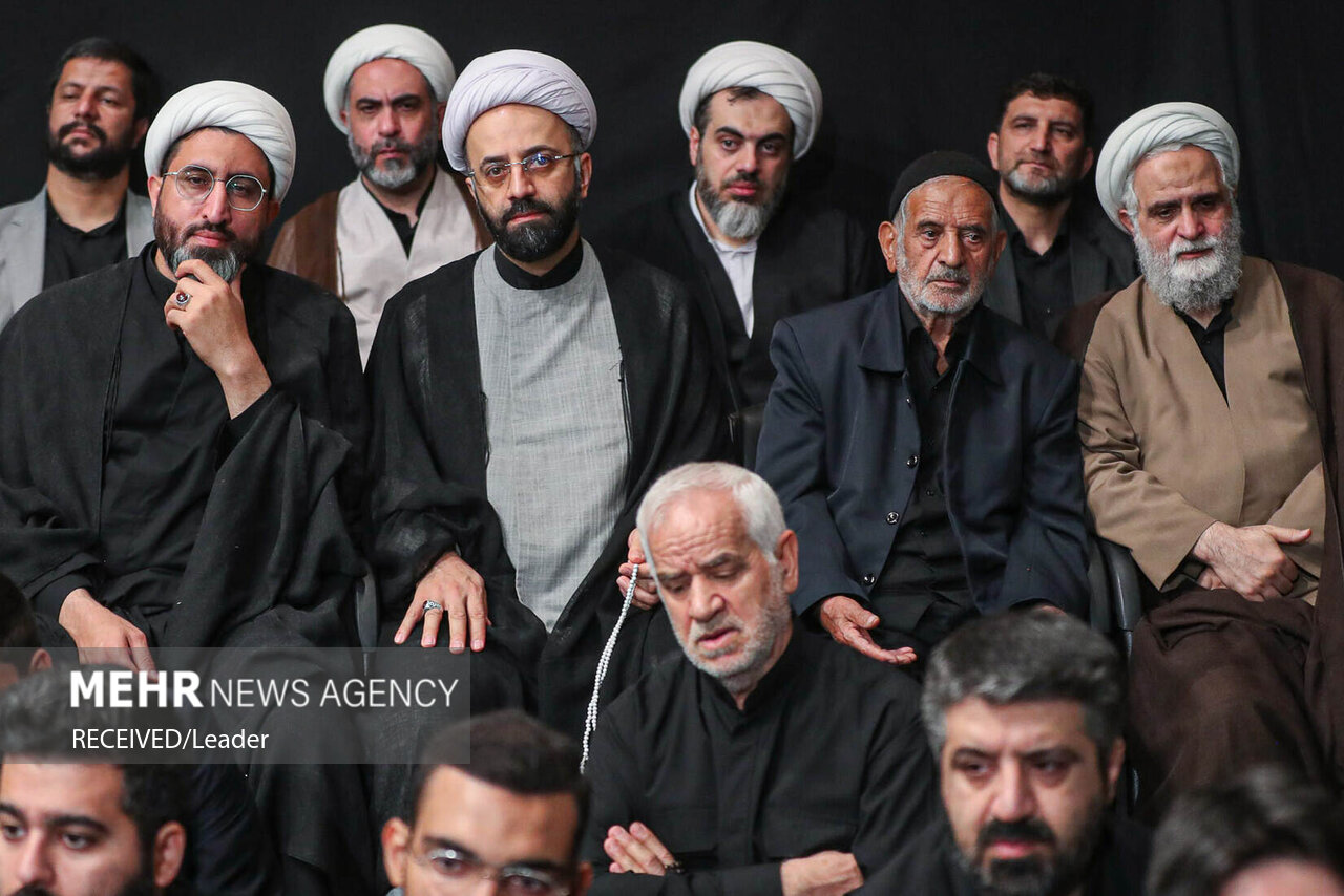 مراسم عزاداری هیئت‌های دانشجویی در حسینیه امام خمینی (ره)