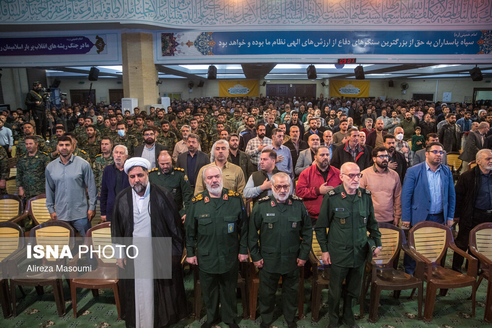 مراسم گرامیداشت شهدای نیروی هوافضای سپاه