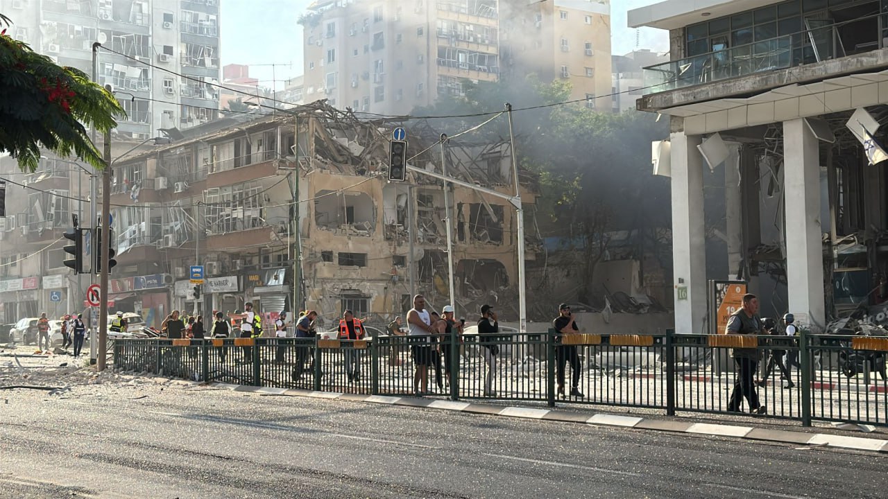 حمله موشکی ایران به تل‌آویو 