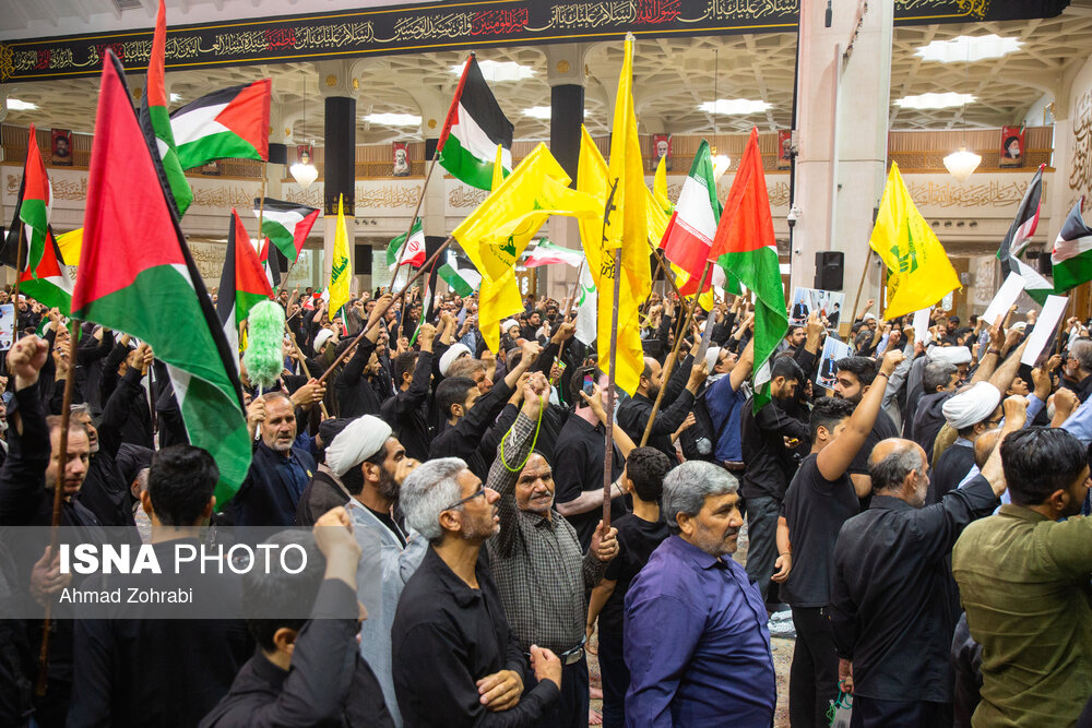 تجمع مردم قم در محکومیت ترور شهید هنیه