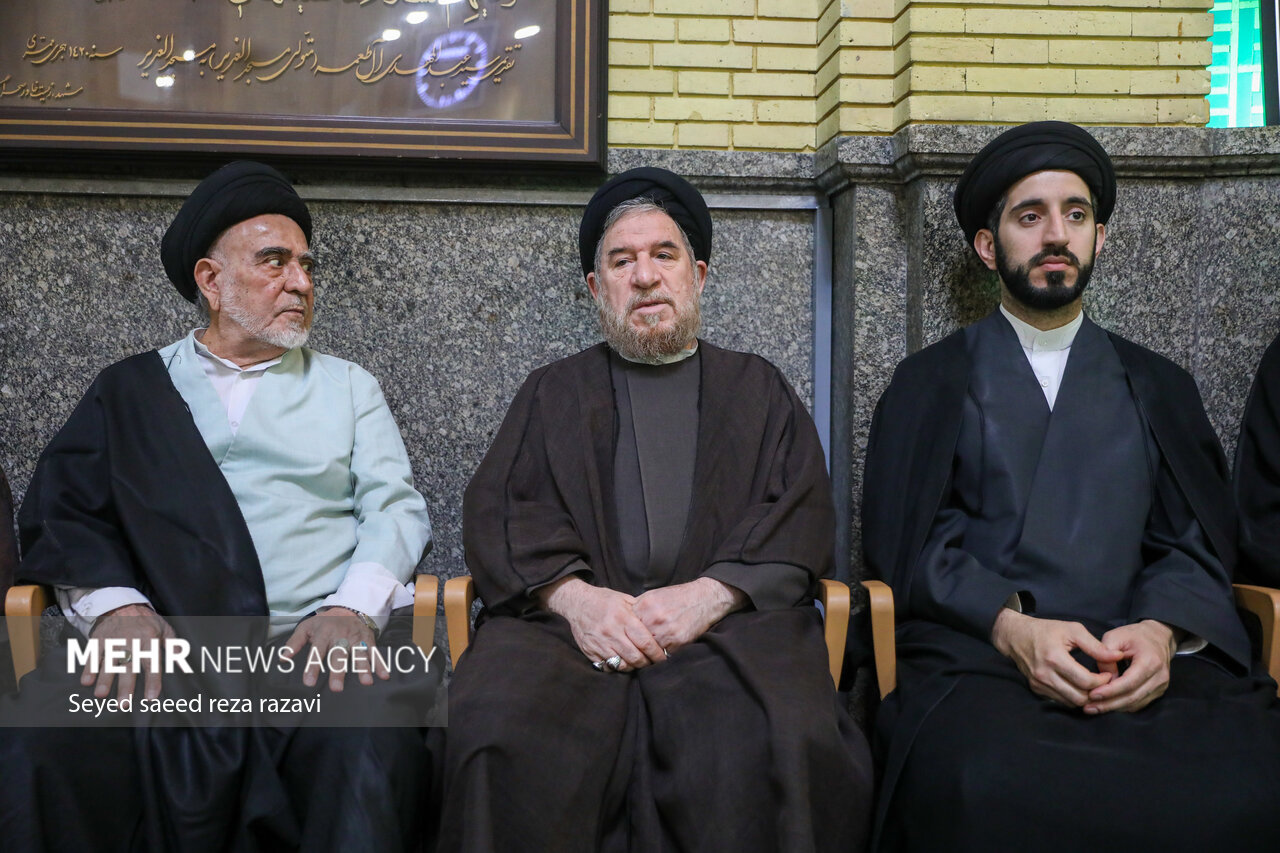 مجلس ترحیم همسر آیت الله سیستانی در تهران