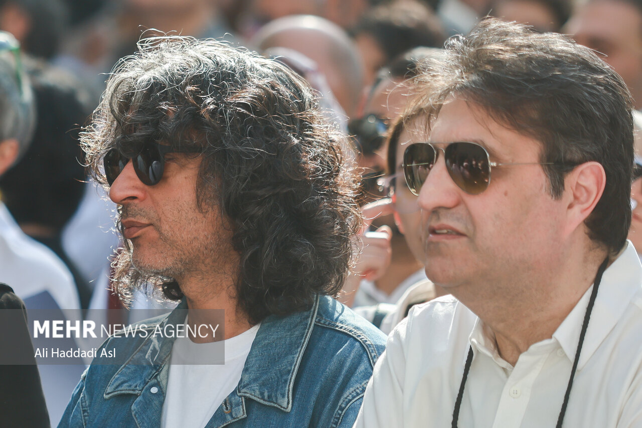 تصاویر مراسم تشییع پیکر ناصر تقوایی