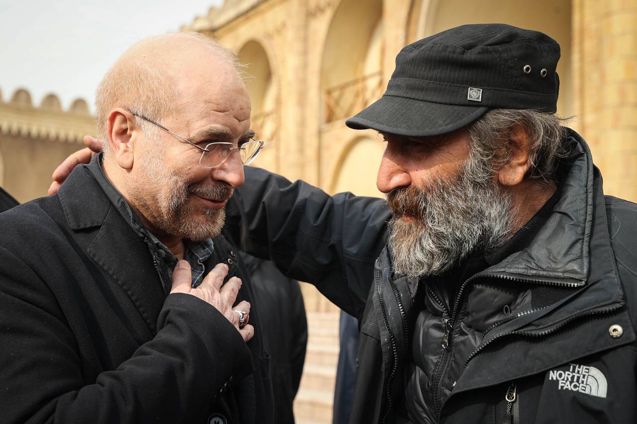 بازدید قالیباف از پشت صحنه سریال سلمان فارسی 