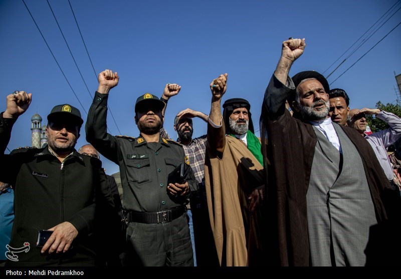 راهپیمایی سراسری محکومیت حمله تروریستی کرمان