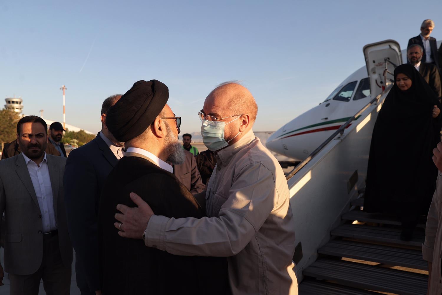 استقبال رسمی از قالیباف در فرودگاه شهید مدنی تبریز