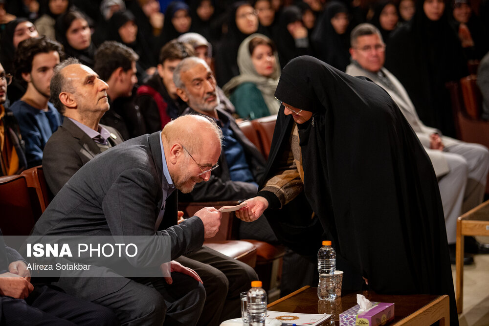 قالیباف در مراسم بزرگداشت روز دانشجو در دانشگاه تهران