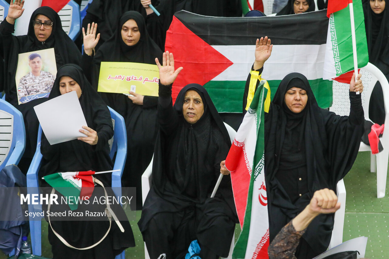 مراسم اربعین شهدای اقتدار ایران